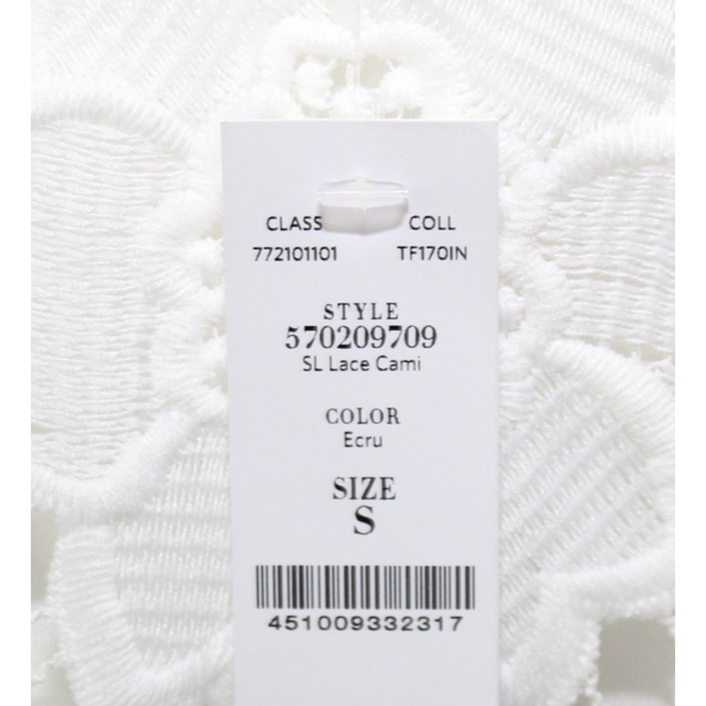 NWT White House Black Market Crochet Cami Top White Women's Size Small H13044 - Picture 10 of 16